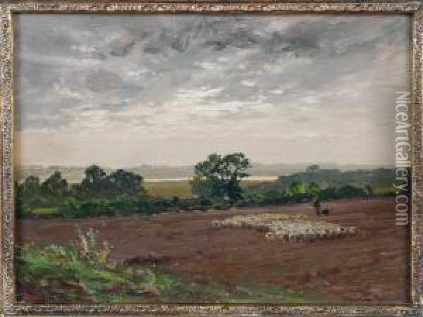 'near Maldon Oil Painting - Charles Smith