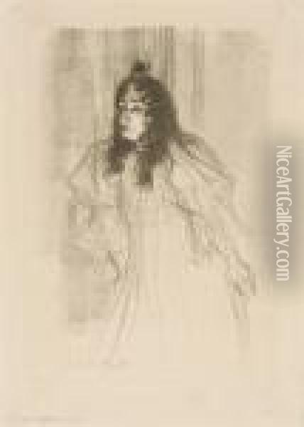 Miss Maybelfort En Cheveux Oil Painting - Henri De Toulouse-Lautrec
