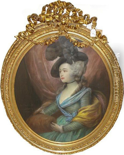 Portrait Of A Lady Oil Painting - Thomas Gainsborough