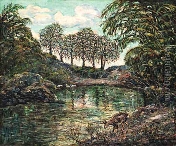 Landscape Oil Painting - Ernest Lawson