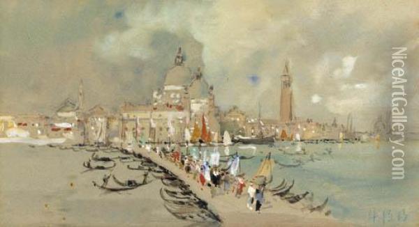 Venice Oil Painting - Hercules Brabazon Brabazon