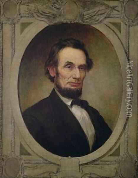 Abraham Lincoln Oil Painting - William Edgar Marshall