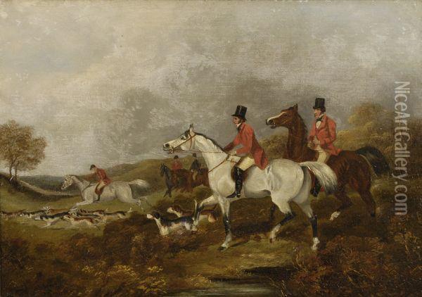 Hunting Scenes Oil Painting - John Jnr. Ferneley