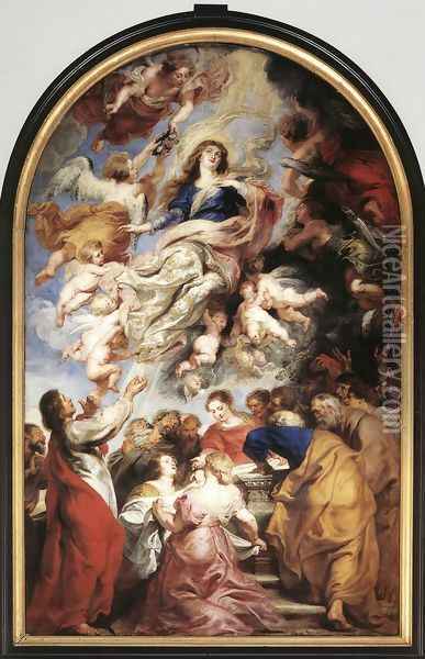 Assumption of the Virgin 1626 Oil Painting - Peter Paul Rubens