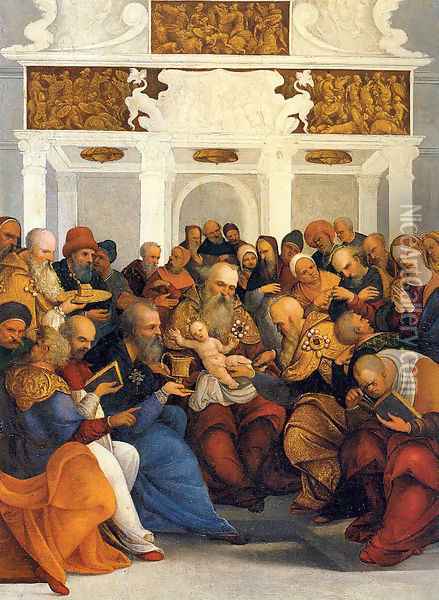 Circumcision 1520 Oil Painting - Ludovico Mazzolino