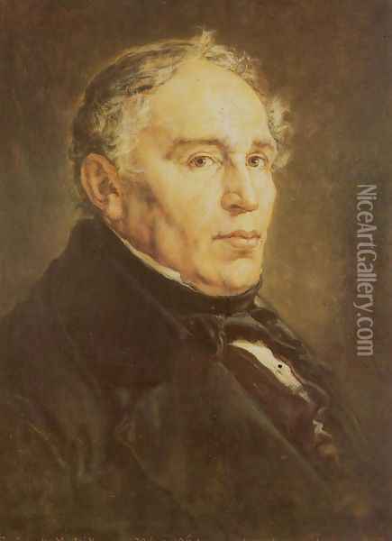 Portrait of Franciszek Matejko Oil Painting - Jan Matejko
