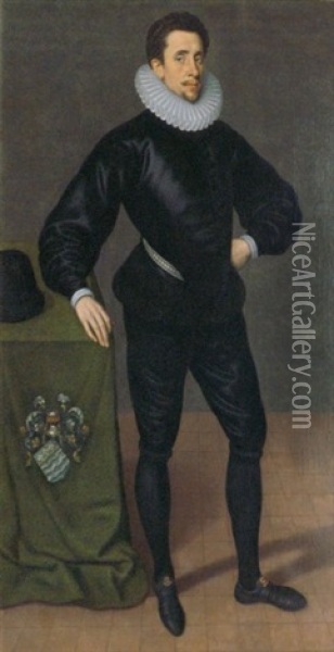 Portrait Presume De Nicolas De Beurville Oil Painting - Pierre Dumonstier the Younger