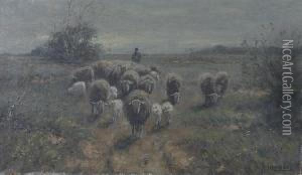 Pastoral Oil Painting - Martinus Jacobus Nefkens