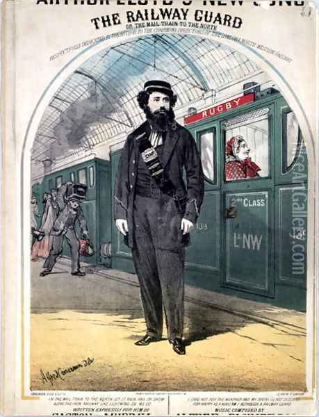 The Railway Guard, 1870 Oil Painting - Sebastiano Conca