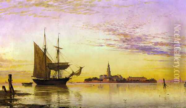 The Armenian Convent, Venice Oil Painting - Edward William Cooke