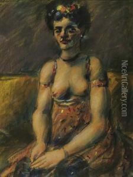 Prostituee Oil Painting - Leon Bonhomme