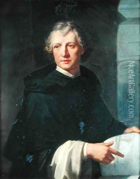 Portrait of Frere Francois Romain (1646-1735) Oil Painting - Jean (Frere) Andre