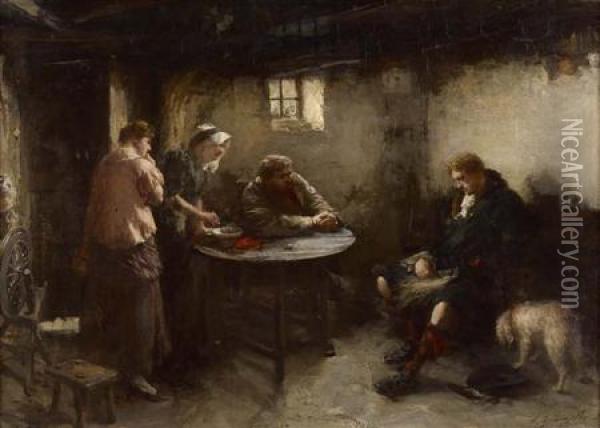 The Fugitive Oil Painting - George Ogilvy Reid