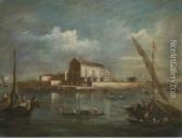Veduta Di Venezia Oil Painting - Giacomo Guardi