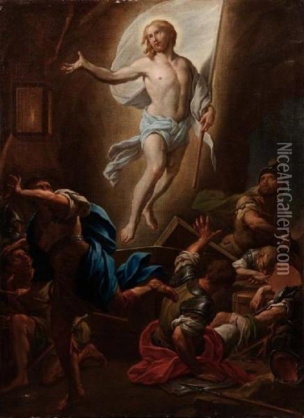 Cristo Risorto Oil Painting - Francesco Trevisani
