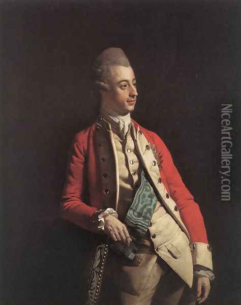 Prince Ernest Gottlob Albert of Mecklenburg-Strelitz 1772 Oil Painting - Johann Zoffany