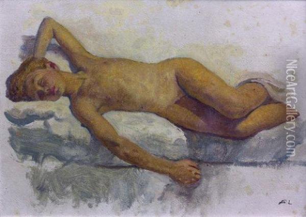 Adolescent Oil Painting - Paul-Albert Laurens