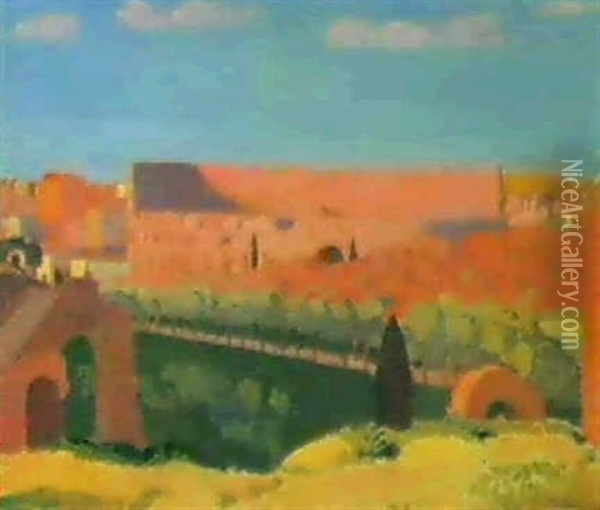 Une Vue Du Colisee Oil Painting - Maurice Denis