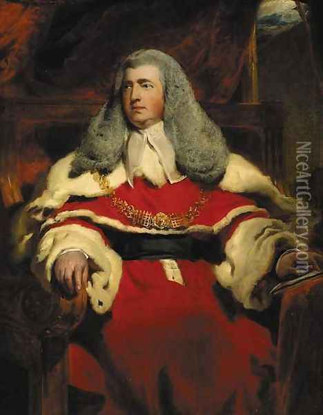 Portrait of Edward Law, 1st Baron Ellenborough, M.P., Lord Chief Justice of England (1750-1818) Oil Painting - Sir Thomas Lawrence