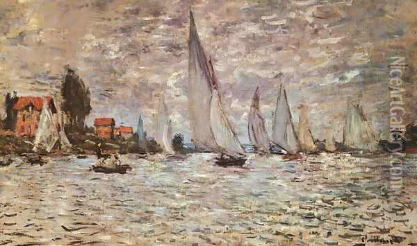 Regatta at Argenteuil 1874 Oil Painting - Claude Oscar Monet