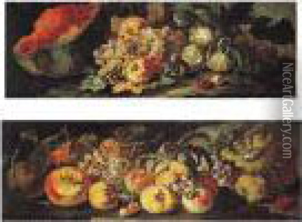Natures Mortes De Fruits Oil Painting - Abraham Brueghel