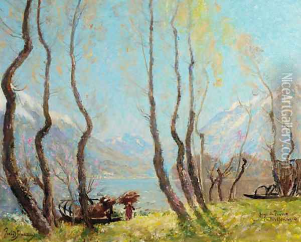 Lago di Piano, Italy Oil Painting - David Murray