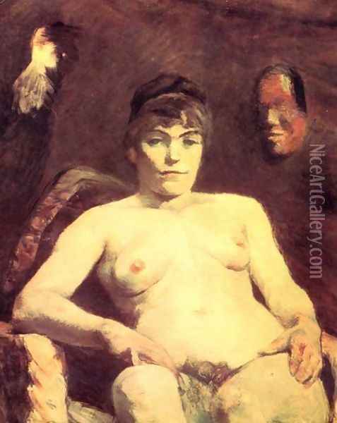 Fat Marie Oil Painting - Henri De Toulouse-Lautrec