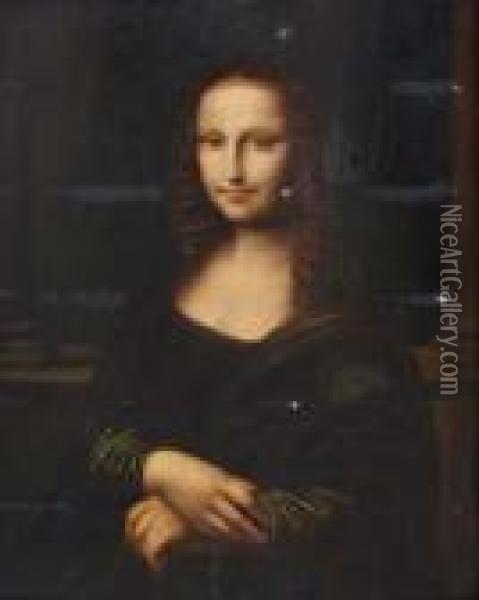 Untitled Oil Painting - Leonardo Da Vinci