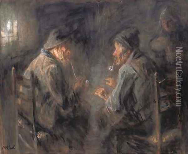 Le soldat et le matelot Oil Painting - Jozef Israels