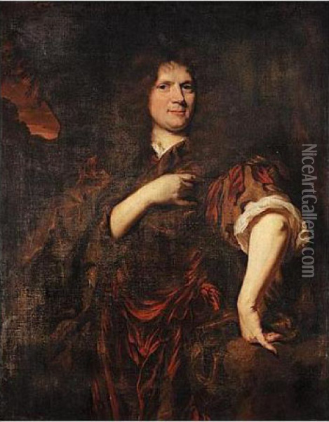 Portrait Of Laurence Hyde, Earl Of Rochester Oil Painting - Nicolaes Maes