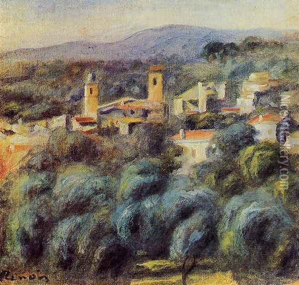 Cros De Cagnes Oil Painting - Pierre Auguste Renoir