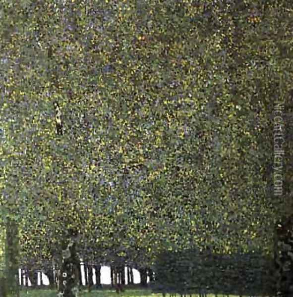 The Park Oil Painting - Gustav Klimt