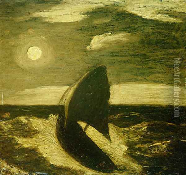 The Toilers of the Sea 1880 Oil Painting - Albert Pinkham Ryder