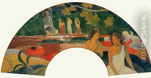 Aarearea II Aka Joyousness II Oil Painting - Paul Gauguin