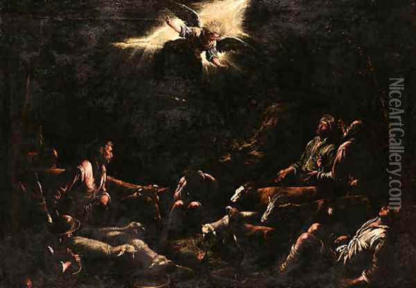 Untitled Oil Painting - Jacopo Bassano (Jacopo da Ponte)