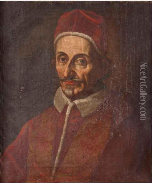 Ritratto Di Papa Innocenzo Xi Oil Painting - Giovanni Maria Morandi