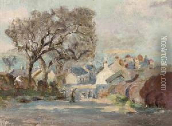 Kirkcudbright From Barrhill Oil Painting - William Stewart MacGeorge