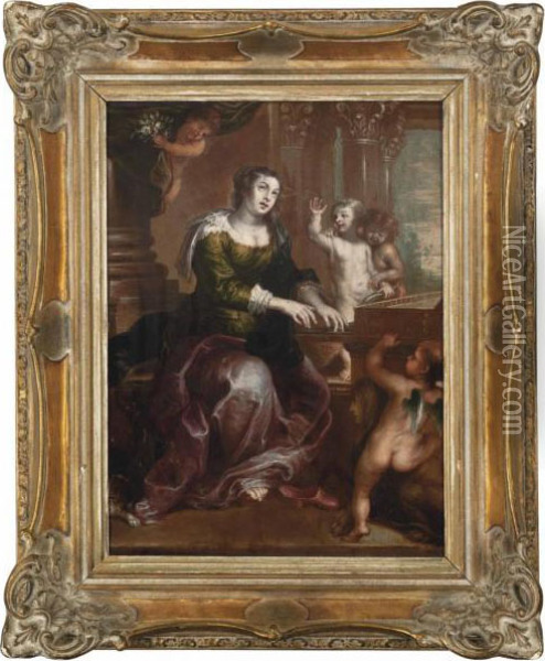 Saint Cecilia Oil Painting - Peter Paul Rubens