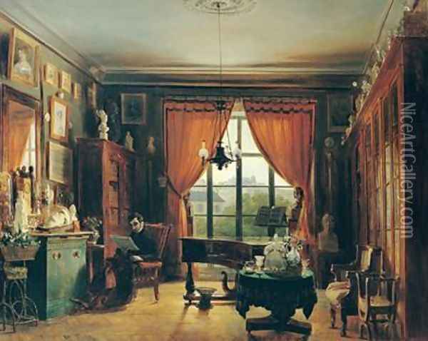 Pierre Joseph Guillaume Zimmermann 1785-1853 Oil Painting - Prosper Lafaye or Lafait