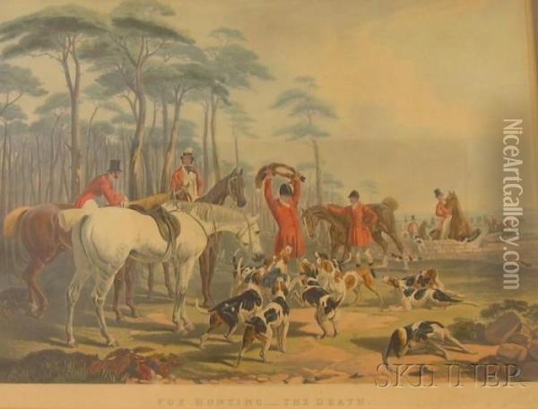 Hunting Scenes Oil Painting - John Frederick Herring Snr