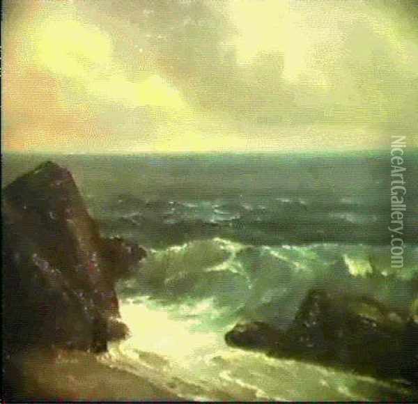 Marine Oil Painting - Theodore Gericault