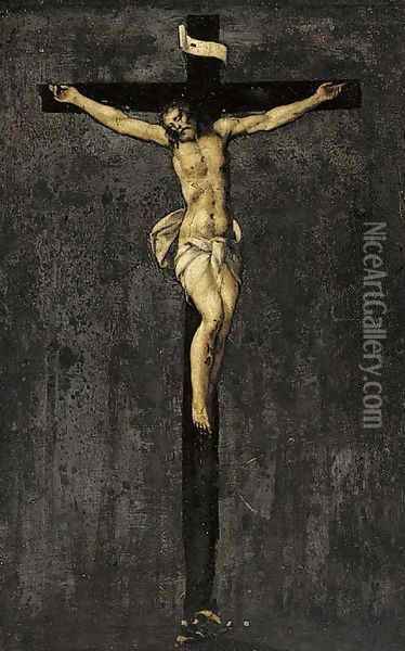The Crucifixion Oil Painting - Pier Francesco Mazzuchelli (see Morazzone)