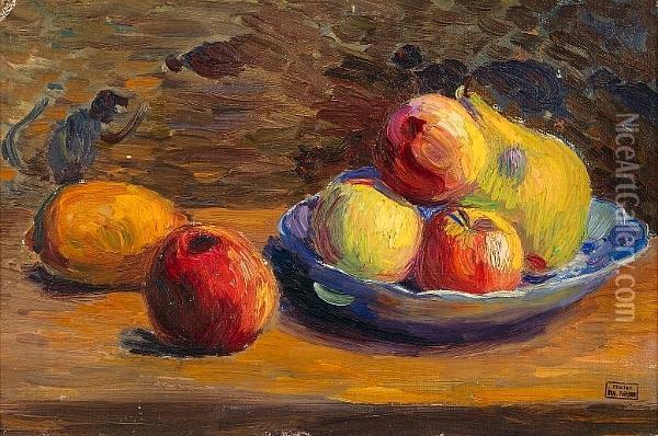 Nature Morte Aux Fruits Oil Painting - Hippolyte Petitjean