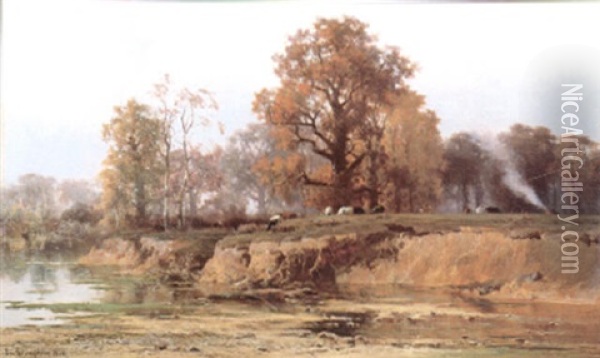 Site Du Limbourg Oil Painting - Edmond De Schampheleer