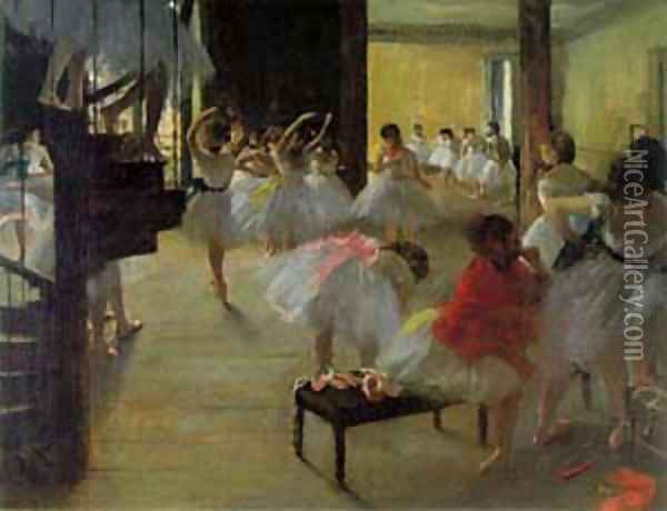 Ecole de Danse -School of Dance Oil Painting - Edgar Degas