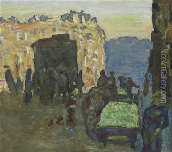 La Marchande Des Quatre-saisons Oil Painting - Pierre Bonnard