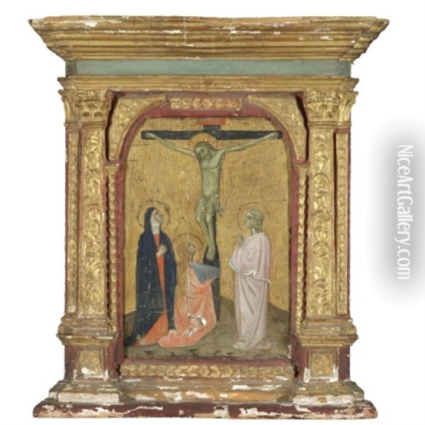 The Crucifixion Oil Painting -  Duccio di Buoninsegna