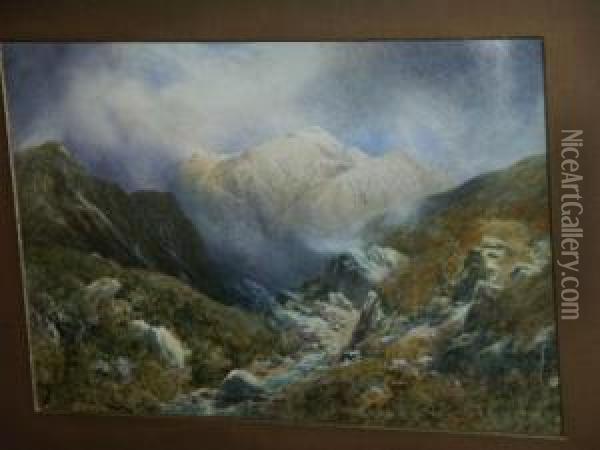 Ben Nevis Oil Painting - Edward Matthews