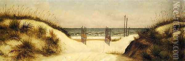 Beach at Ponce Park, Florida Oil Painting - William Aiken Walker