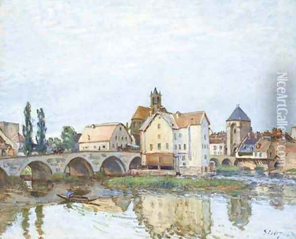 Moret-sur-Loing 2 Oil Painting - Alfred Sisley